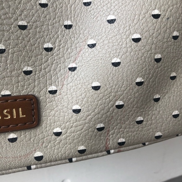 Fossil polka dot small crossbody bag. - Picture 9 of 10